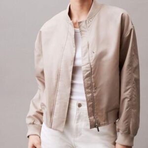 Calvin Klein nylon Bomber Jacket M